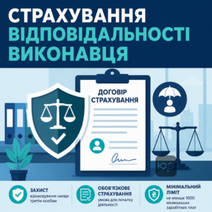 Страхування відповідальності приватного виконавця