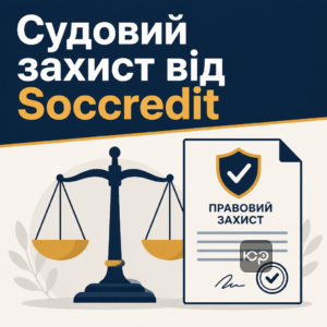 Особливості судового захисту та підготовка відзиву на позовну заяву Soccredit