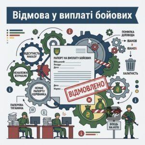 Чому військова частина відмовляє у виплаті 100 000 бойових без рапорту