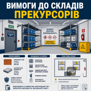 Технические требования к хранению прекурсоров на предприятии в 2026 году