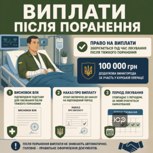 Выплаты военным за участие в Курской операции во время лечения после ранения