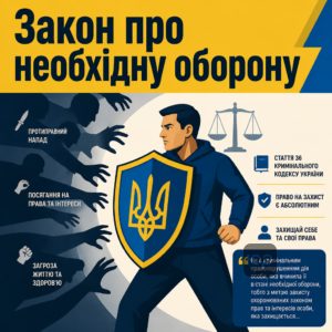Самооборона в Украине и пределы необходимой обороны по статье 36 УКУ