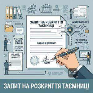 Порядок оформлення запитів на розкриття банківської таємниці