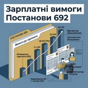 Нові зарплатні вимоги для бронювання працівників відповідно до Постанови 692