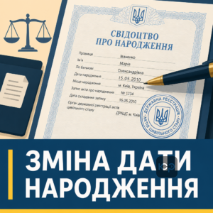 Изменение даты рождения в актовой записи о рождении через ДРАЦС