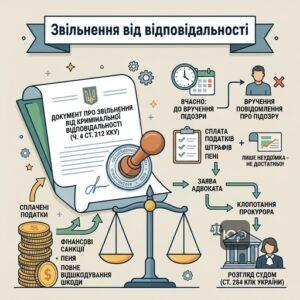 Процедура звільнення від кримінальної відповідальності за несплату податків