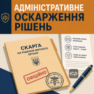 Адміністративний порядок та вирішення спорів з митницею