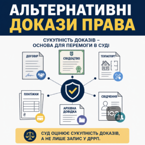 Альтернативні докази права власності для оскарження відмови ЦНАП у суді