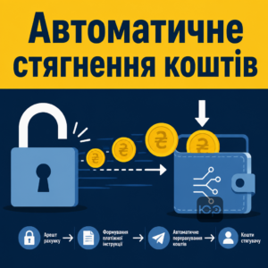 Різниця між арештом рахунку та автоматичним зверненням стягнення коштів