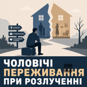 Психологічний аналіз того, як чоловіки переживають розлучення та адаптуються до змін
