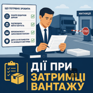 Кроки для бізнесу та вирішення спорів з митницею при затримці товару