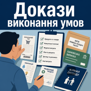 Доказательства исполнения договора пожизненного содержания