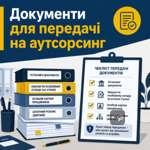 Чеклист документов для передачи кадрового учета компании внешнему подрядчику