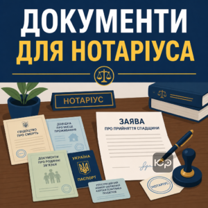 Документи для прийняття спадщини та подання заяви нотаріусу