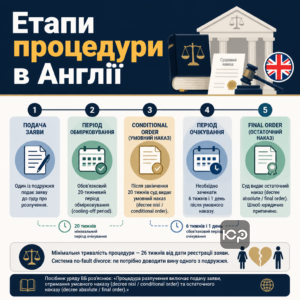 Этапы развода в Англии conditional order и final order