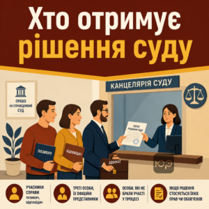 Хто може отримати копію рішення суду в Україні