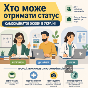 Кто может получить статус самозанятого в Украине
