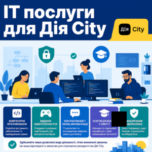Дозволені КВЕД та ІТ послуги для отримання резидентства Дія City