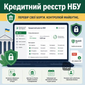 Огляд Кредитного реєстру НБУ та перевірка боргів