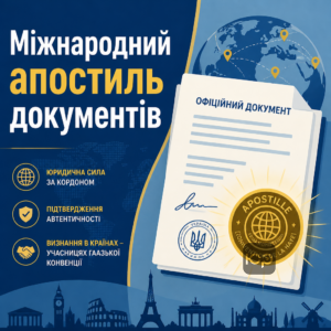 Международный апостиль на документах для украинцев