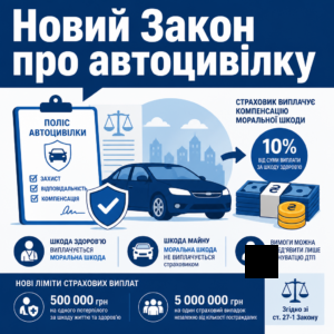 Нові ліміти та компенсація моральної шкоди після ДТП