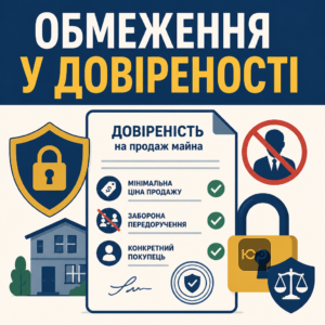 Ограничение полномочий поверенного в доверенности на продажу имущества