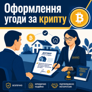Продажа недвижимости за криптовалюту и фиксация расчетов перед нотариусом