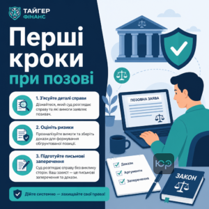 Тайгер Фінанс подали в суд — инструкция первых действий должника