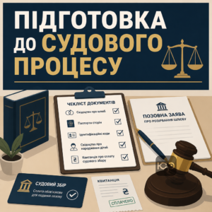 Подготовка документов и судебного сбора для развода в Виннице