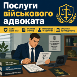 Консультація військового адвоката щодо питань мобілізації та ВЛК