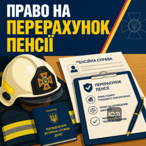 Особи які мають право на перерахунок пенсії пожежникам та працівникам ДСНС