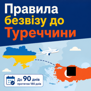 Виза в Турцию для украинцев и правила безвизового пребывания 90 на 180 дней