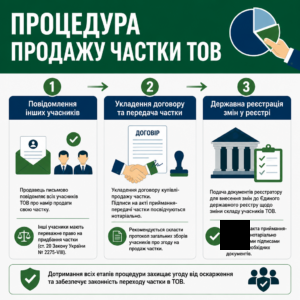 Пошаговый порядок продажи доли в ООО и регистрации изменений