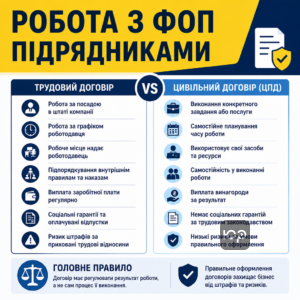 Как избежать рисков при оформлении ФЛП-подрядчиков вместо наемных работников