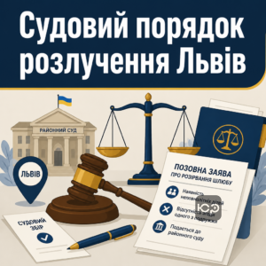 Подача искового заявления о разводе во Львове в районный суд