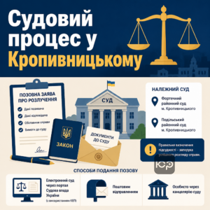 Розлучення Кропивницький через судові інстанції