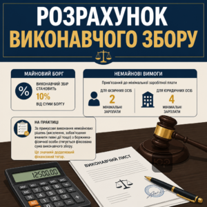Подробный расчет исполнительного сбора 10 процентов