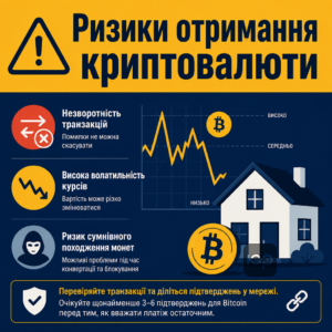 Технические риски и волатильность при продаже недвижимости за криптовалюту