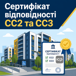 Отримання сертифіката для прийняття в експлуатацію закінчених будівництвом об'єктів класу СС2 та СС3