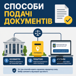 Способи подання позовної заяви до суду