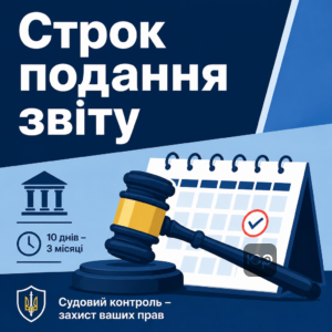 Строк подання звіту про виконання рішення суду у військовій сфері
