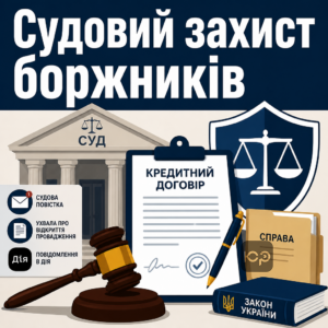 Судовий захист боржників у кредитних справах під час позовного провадження