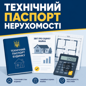 Технический паспорт дома и отчет об оценке имущества перед продажей