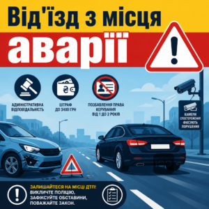 Правовые последствия за оставление места ДТП и ответственность водителя