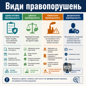 Экологические правонарушения и ответственность бизнеса за загрязнение окружающей среды в четырех плоскостях