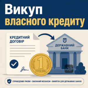 Викуп власного кредиту за 1 гривню згідно з новою петицією