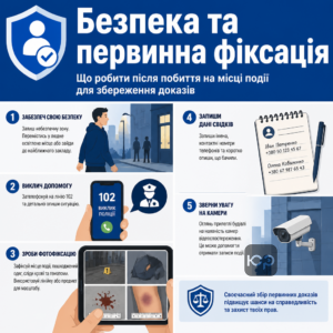Что делать после избиения на месте происшествия для сохранения доказательств