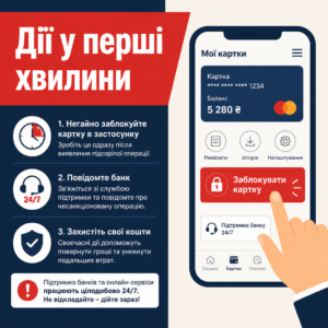 Первые действия, если обнаружены новогодние мошенничества с картами