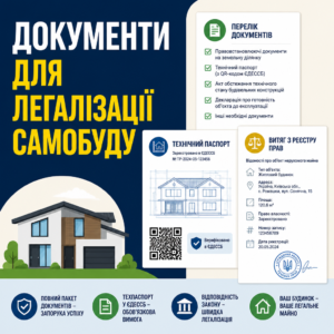 Перелік документів та технічна інвентаризація в системі ЄДЕССБ