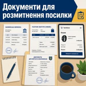 Пакет документов для подтверждения цены товара: банковская выписка и инвойс